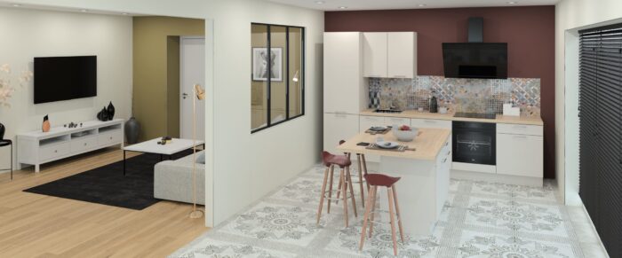 cuisine MyBestKitchen : ilot 416I1